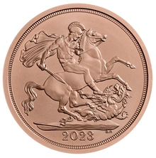2023 Coronation Struck on the Day Gold Sovereign Boxed