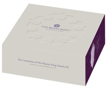 2023 5oz Silver Coronation of King Charles III Proof Coin Boxed