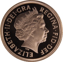 2003 Gold Sovereign - Elizabeth II Fourth Head Proof