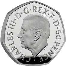 2022 Her Majesty Queen Elizabeth II Memorial Fifty Pence Proof Platinum Coin Boxed