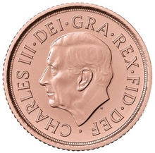 Gold Half Sovereign King Charles III