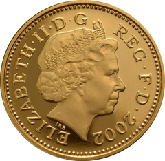 Proof Gold 1p Coin