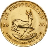 2000 1/2oz Krugerrand Gold Coin