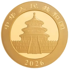 2026 15g Chinese Panda Gold Coin