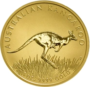 2008 Australian Kangaroo Gold Nugget Coin 1oz