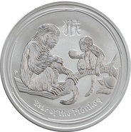 2016 Year of the Monkey Silver Coin 1oz Perth Mint Australian Lunar Series