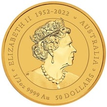 2024 Year of the Dragon Gold Coin 1/2oz Perth Mint Australian Lunar Series