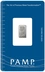 1g Platinum Bar PAMP Lady Fortuna Minted