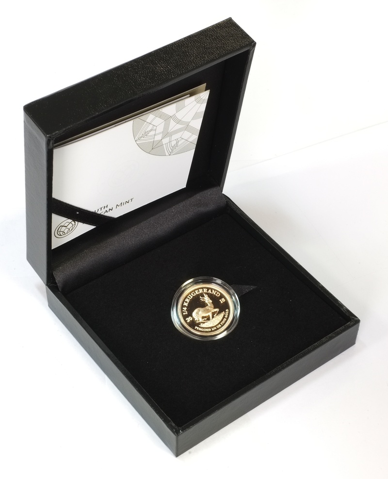 2018 Proof 1/4oz Krugerrand Gold Coin Boxed