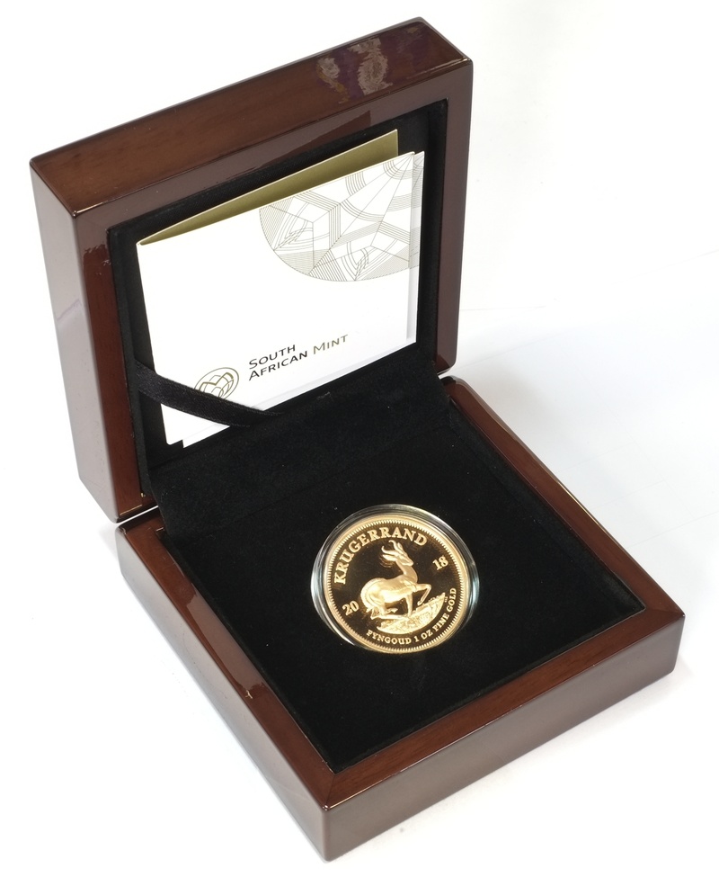 2018 1oz Gold Proof Krugerrand - Boxed