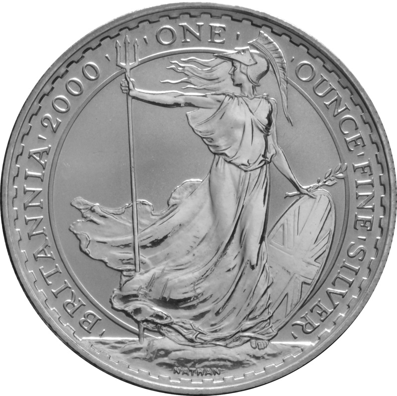 2000 1oz Silver Britannia Coin