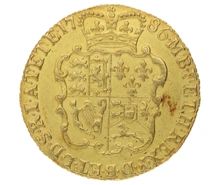 1786 Gold Guinea Coin