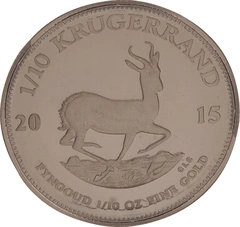 2015 Proof 1/10oz Krugerrand Gold Coin