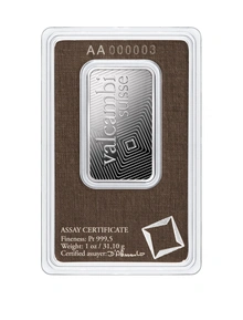 1oz Platinum Bar Valcambi