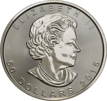 2015 1oz Canadian Maple Leaf Platinum Coin