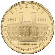 2006 San Francisco - American Gold Proof Commemorative $5
