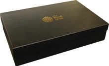 2009 The UK Fifty Pence 50p Gold Proof Piedfort Collection Boxed