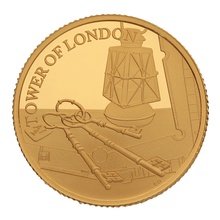2019 1/4oz Tower of London Ceremony of the Keys Proof Gold Coin Boxed
