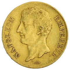 French 20 Francs Gold Coin Napoleon I Transitional Bust A AN12