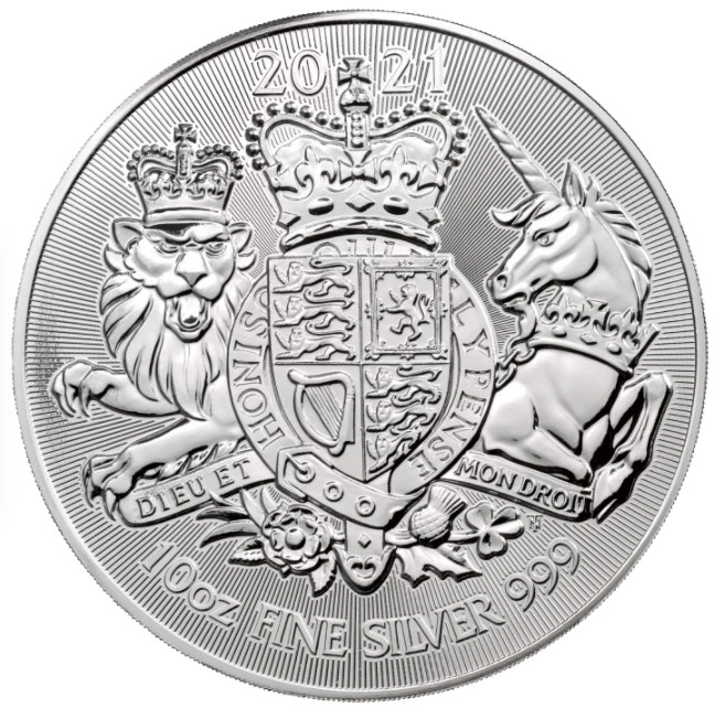 2021 Royal Arms Silver Coin 10oz