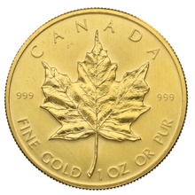 1979 Canadian Maple Leaf Gold Coin 1oz