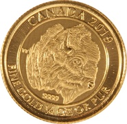 2019 1/4oz Canadian Buffalo Gold Coin