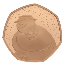 2020 Proof 50p Gold Coin The Snowman Boxed