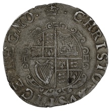 1635-6 Charles I Hammered Silver Shilling - mm Crown
