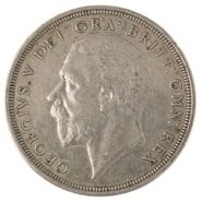 1927 Proof Silver Crown Coin George V Christmas Crown Extremely Fine