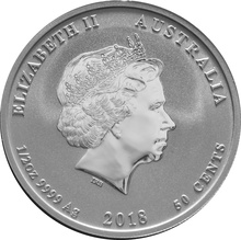 2018 Year of the Dog Silver Coin 1/2oz Perth Mint Australian Lunar Series