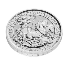 1997-2017 1oz Silver Britannia Coin 20th Anniversary Chariot Design