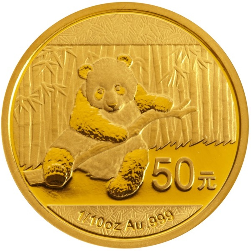 2014 1/10oz Chinese Panda Gold Coin