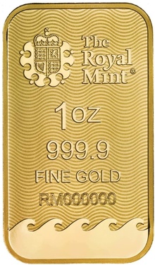 1oz Britannia Minted Gold Bar