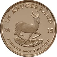 2015 Proof 1/4oz Krugerrand Gold Coin