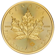 2026 Canadian Maple Leaf Gold Coin 1oz