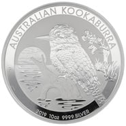 2019 10oz Silver Kookaburra