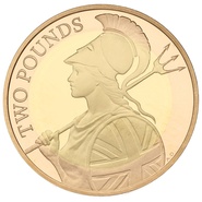 2015 Proof £2 Coin Gold Double Sovereign Definitive Britannia