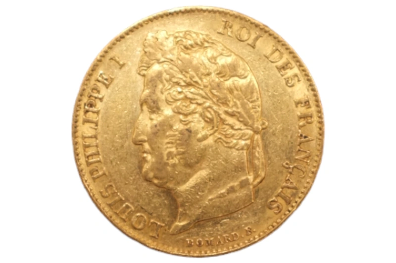 1848 20 French Francs - Louis-Philippe Laureate Head - A