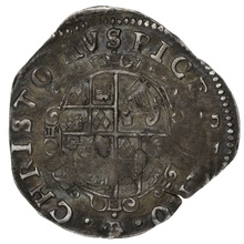 1635-1636 Silver Sixpence Coin Charles I Crown