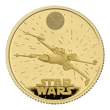2024 1oz X-Wing Star Wars Proof Gold Coin Boxed