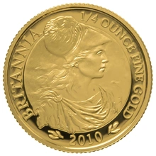 2010 Proof 1/4oz Gold Britannia Coin