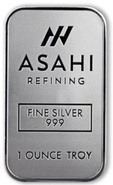 Asahi 1oz Silver Minted Bar