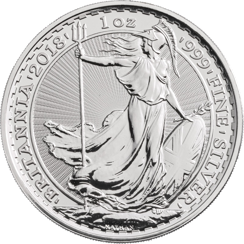 2018 1oz Britannia Silver Coin
