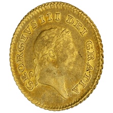 1810 George III  Gold Quarter Guinea