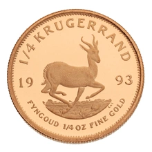 1993 Proof 1/4oz Krugerrand Gold Coin