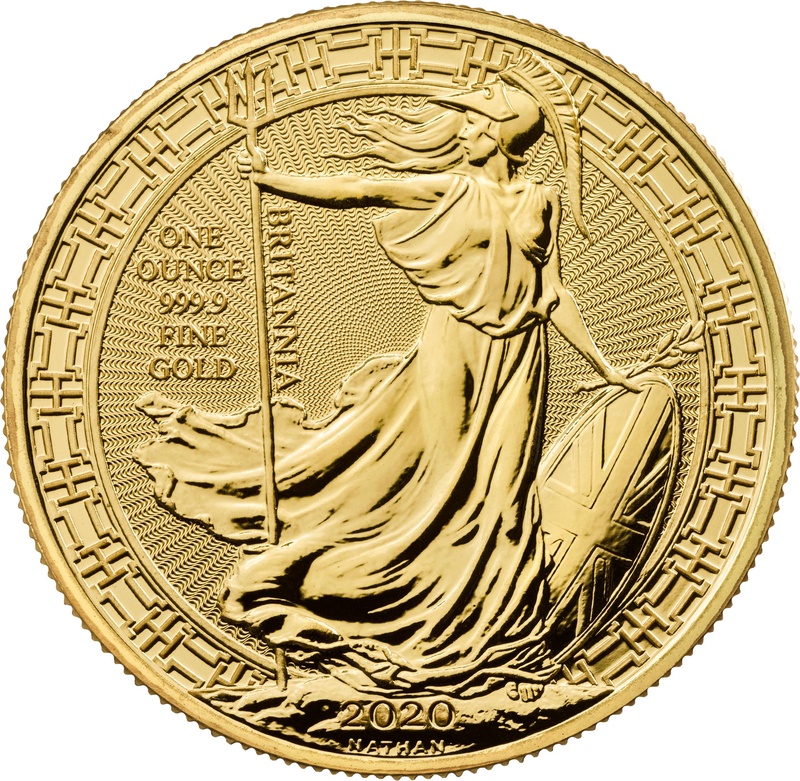 2020 Gold Britannia Coin 1oz Oriental Border Coin