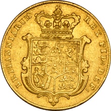 1827 Gold Sovereign - George IV Bare Head
