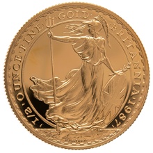 1987 Half Ounce Proof Britannia Gold Coin