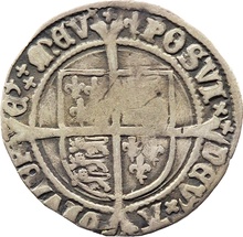 Silver Groat Fourpence Coin Henry VIII Fine