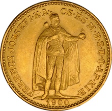 Hungarian 20 Korona Gold Coin Franz Joseph I
